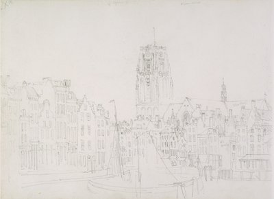 Rotterdam, um 1826 von David Cox